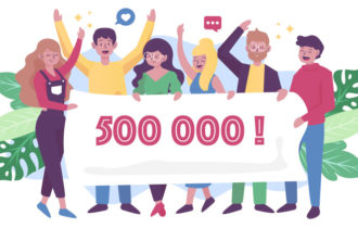 Нас уже 500 000 человек!